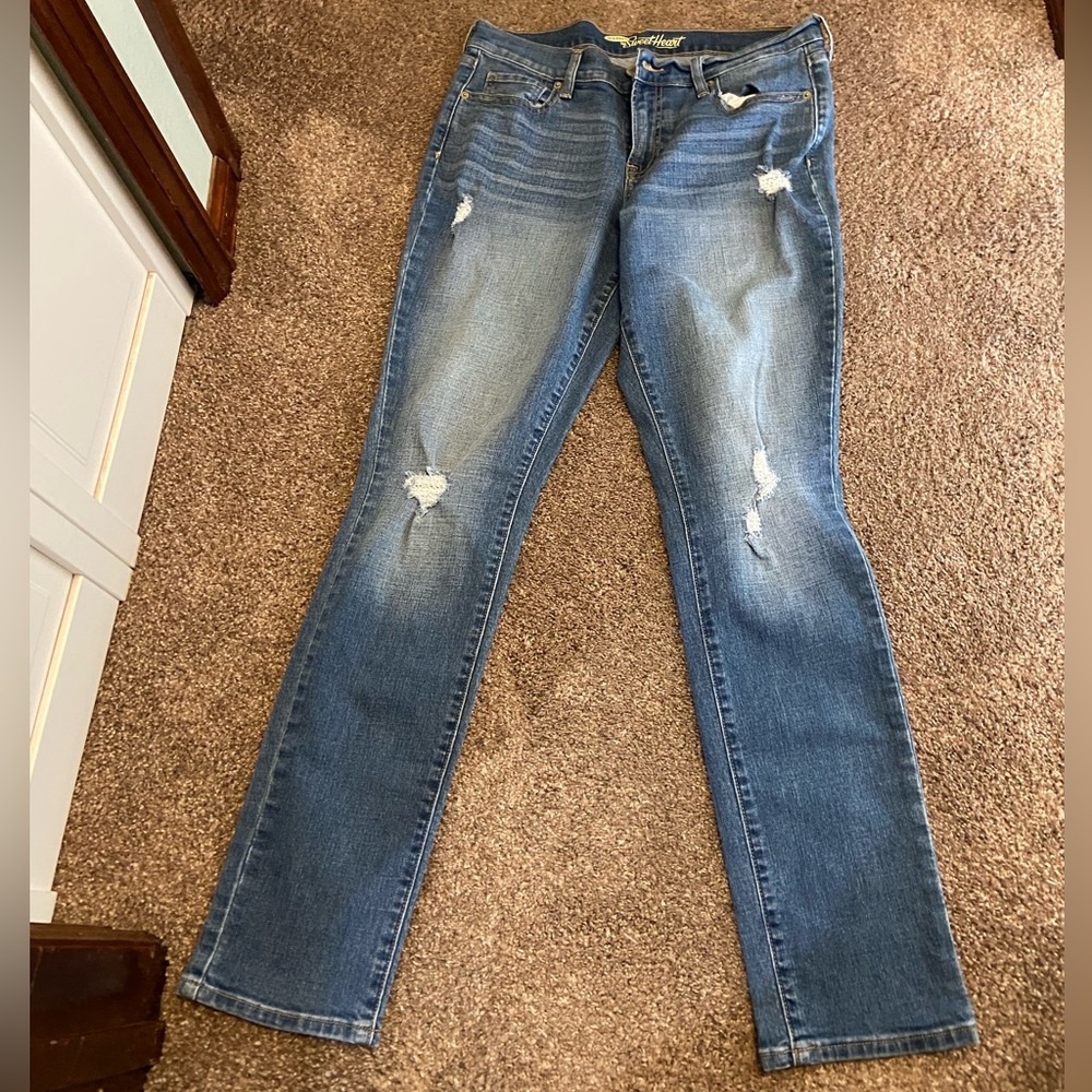 Stylish Blue Distressed Old Navy Jeans 10R